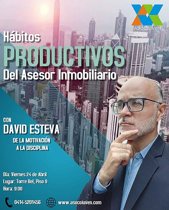 flyer del evento habitos productivos del negocio inmobiliario 2026